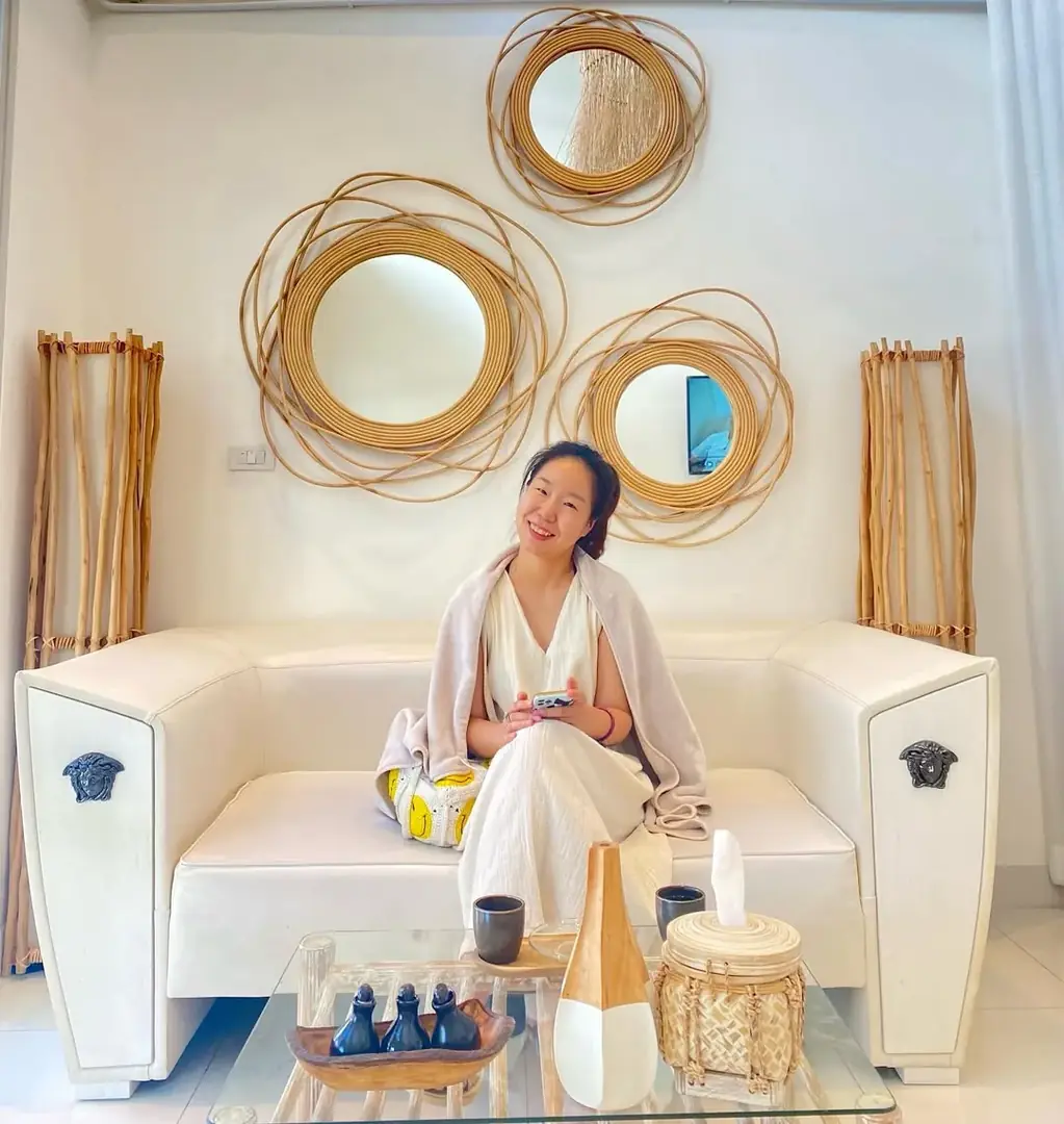 Happy guest at R8ST Massage and Spa