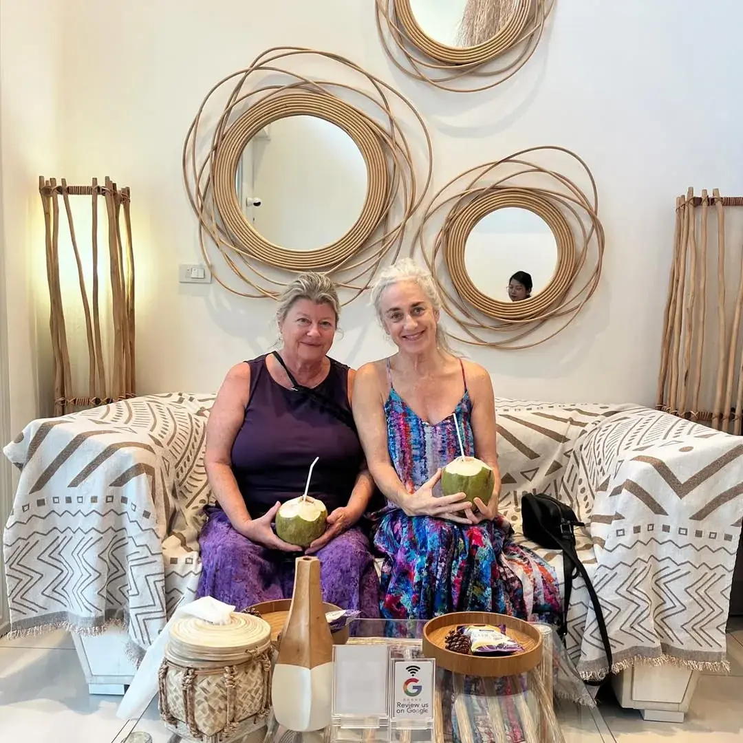 Happy guest at R8ST Massage and Spa