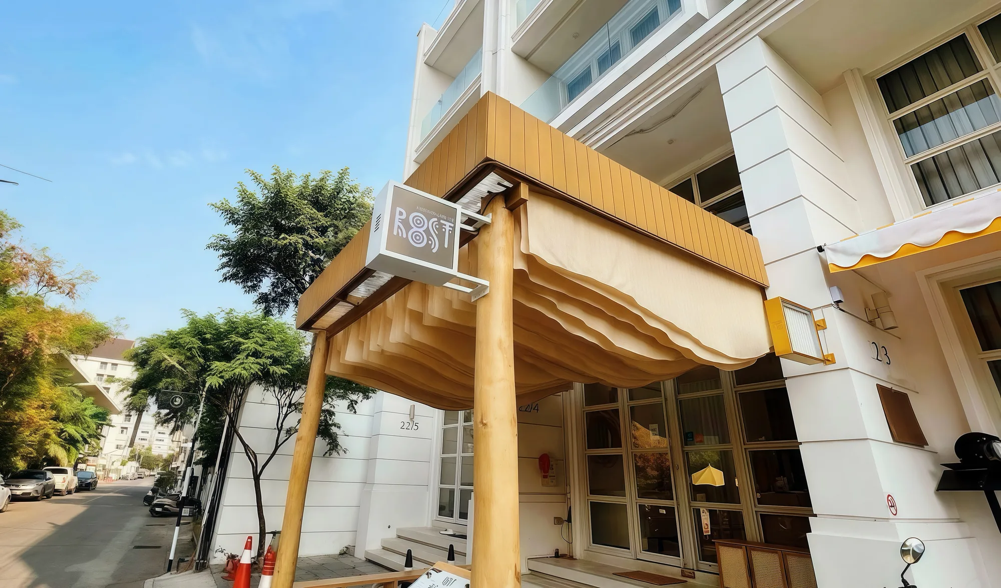 R8ST Massage and Spa exterior on Nimman Soi 13